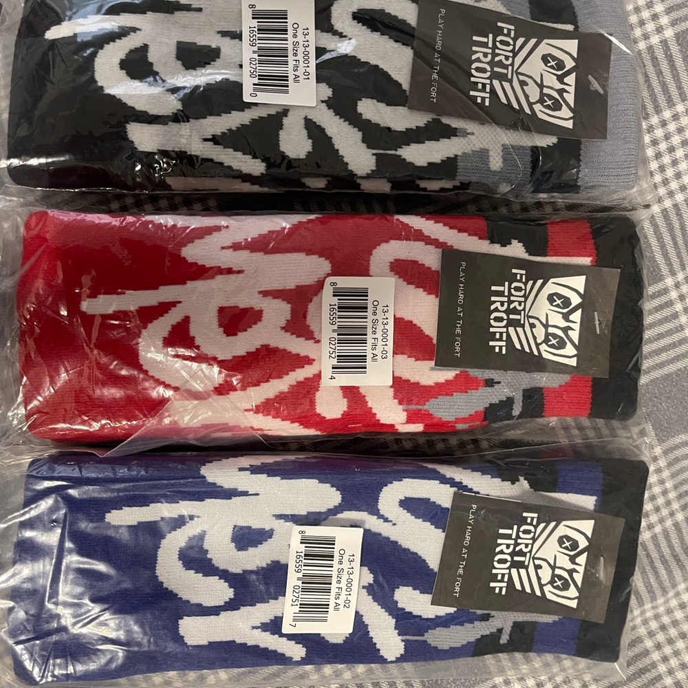 Men's Bold Graphic Socks - Black, Red, Blue